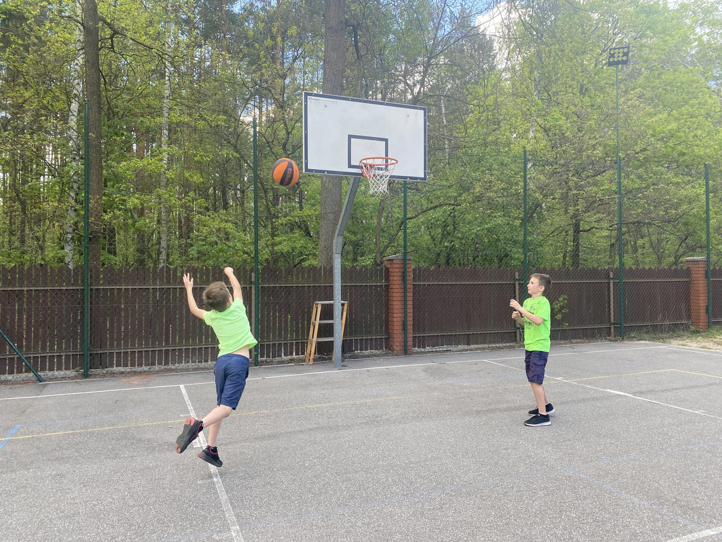Aktywności sportowe na obozie